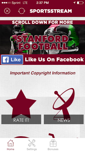 【免費運動App】Stanford Football STREAM-APP點子