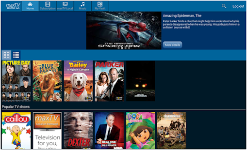 maxTV On the Go Screenshots 0