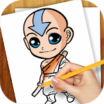 Cover Image of Скачать Learn To Draw Avatar Aang 3.01 APK