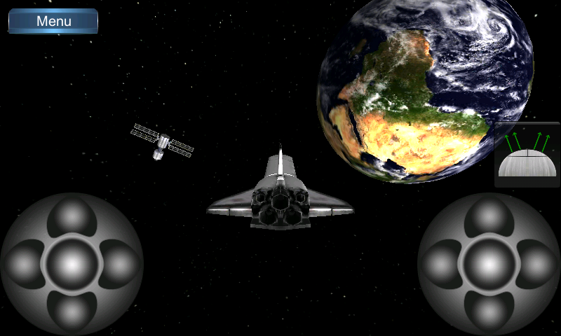 Android application Space Shuttle: Mission ISS screenshort