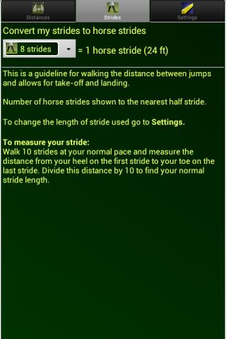 Show Jump Distances for Horses - Android Apps on Google Play