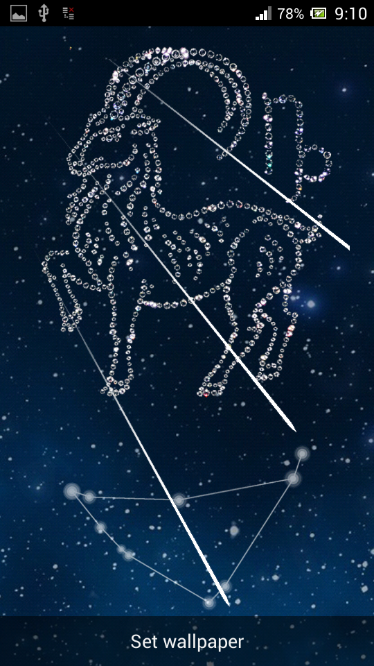Zodiac Capricorn Wallpaper Screen 2