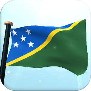 Solomon Islands Flag 3D