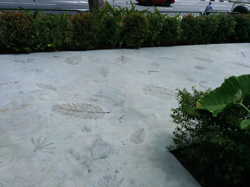 Concrete Leaves at Serene Center