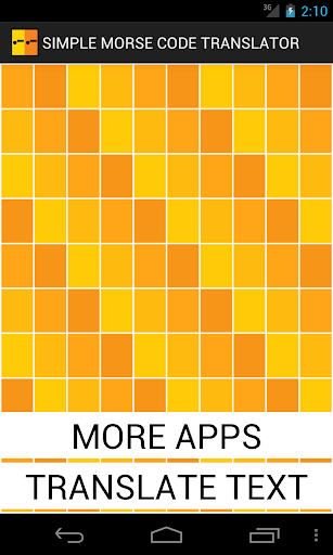 SIMPLE MORSE CODE TRANSLATOR