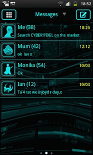 download Blue Tech GO SMS Pro free