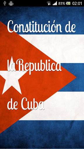 Constitución República de Cuba