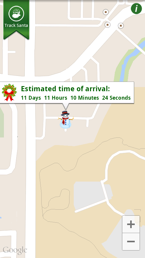 Where is Santa Screen 2