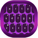 Purple Keyboard GO Theme mobile app icon