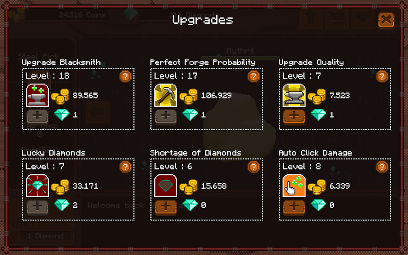 Pickaxe Screen 2