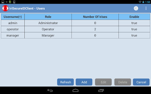 IriSecureIDClient Screenshots 3