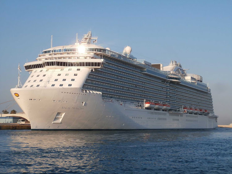 Regal Princess in the port of Piraeus, Greece.