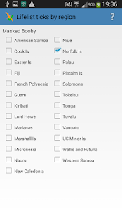 Pacific Is Birding Checklist Screenshots 2