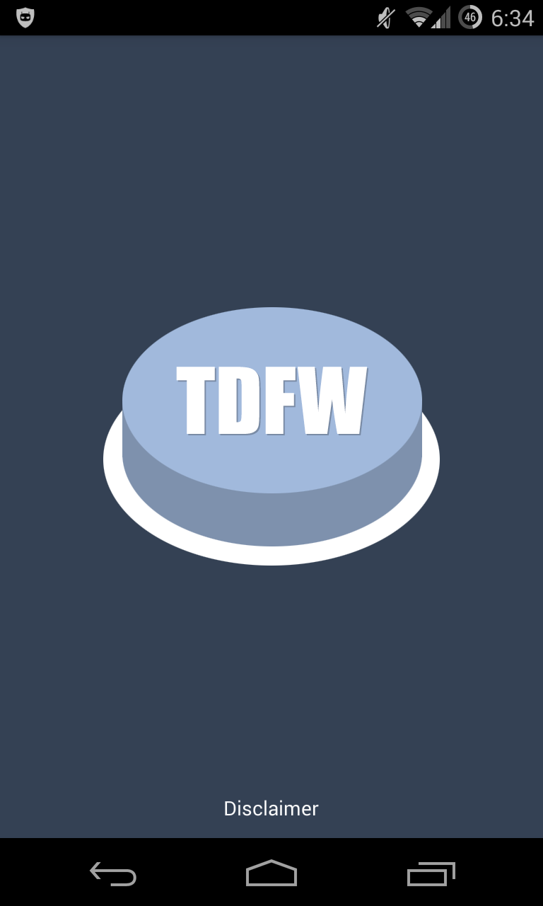 Android application Turn Down For What Button screenshort