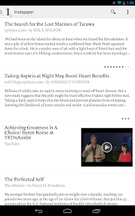 Instapaper - screenshot thumbnail