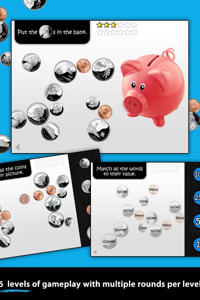 Learning Gems - My Piggy Bank Screen 2