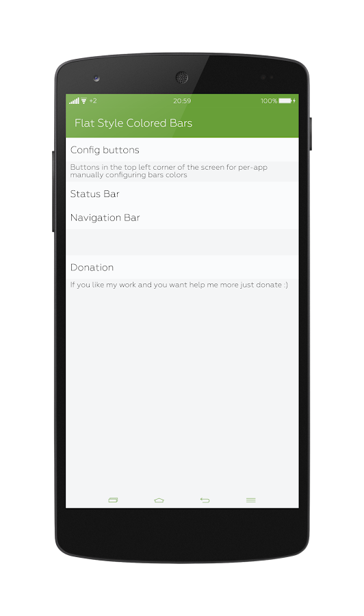 Flat Style Colored Bars - screenshot