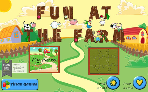 【免費解謎App】Farm Puzzle for Kids Learning-APP點子