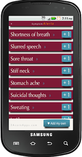 Symptom Alerts Screenshots 8