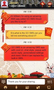 How to mod GOSMS Pro spring festival Them lastet apk for bluestacks