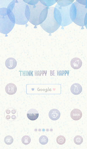 think happy be happy 도돌런처 테마