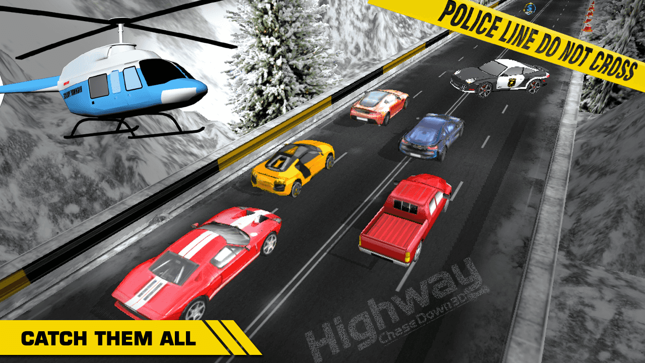 HIGHWAY CHASE DOWN 3D - screenshot