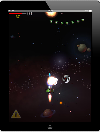 Space Blaster test app