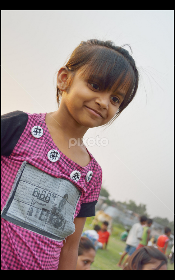 Innocent Smile by Santosh Biswas - Babies & Children Children Candids