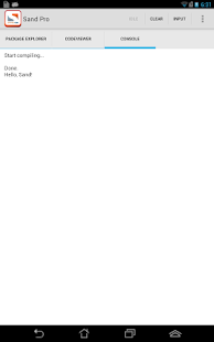 Sand IDE Pro for Java - screenshot thumbnail