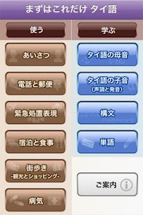 まずはこれだけタイ語