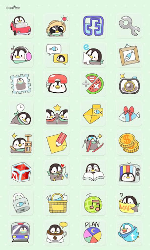 免費下載娛樂APP|CUKI Themes Cute PenguiniIcons app開箱文|APP開箱王