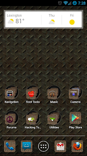 Free Diamond Tread Metal Icon Pack APK