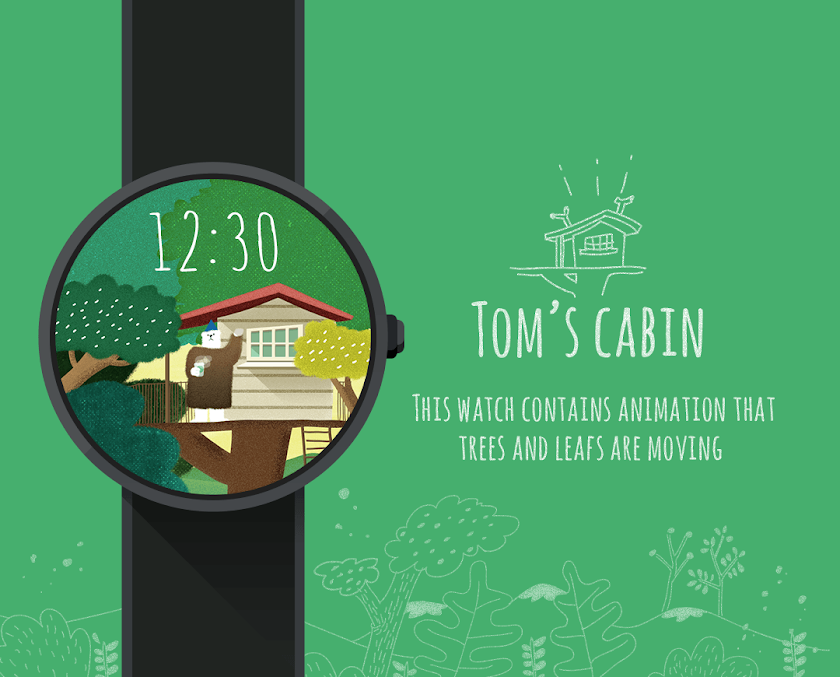 Toms Cabin watchface by Debb Screen 3