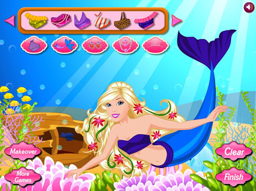 【免費家庭片App】Mermaid Games-APP點子