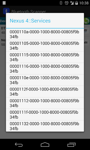 Bluetooth Scanner