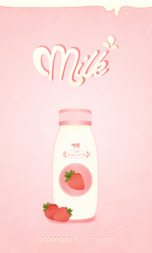 Milk go launcher theme