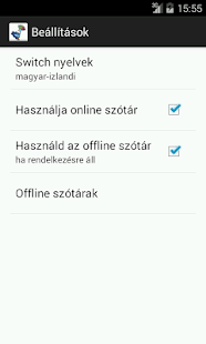 Hungarian-Icelandic Dictionary Screenshots 4