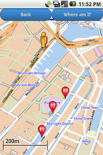 Android application Amsterdam Amenities Map screenshot