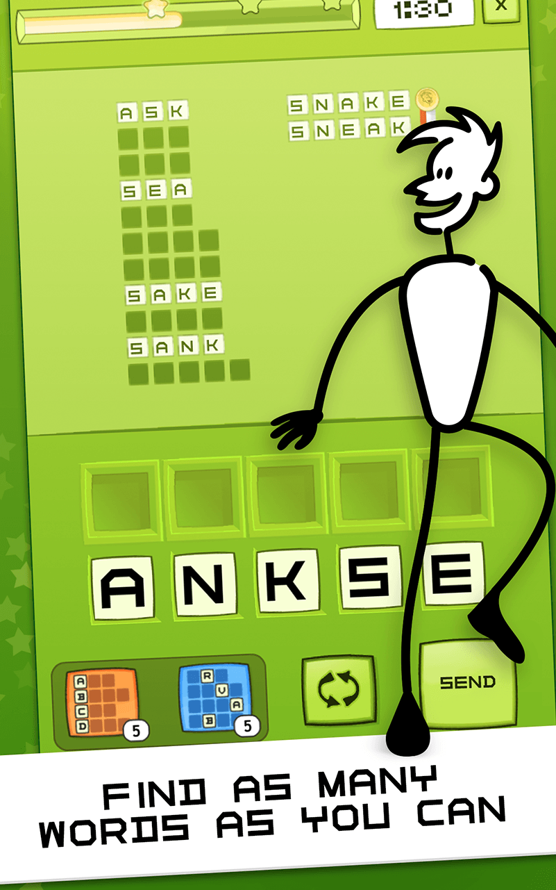 Android application Letter Zap Classic screenshort