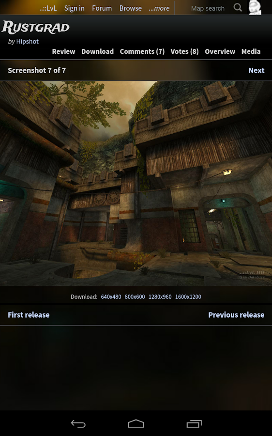    ..::LvL - Q3A Database- screenshot  