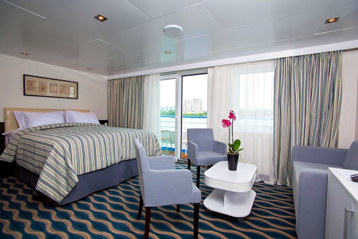 Scenic-Tsar-Spacious-Accommodation - Book a Scenic Tsar cruise from Moscow to St. Petersburg in Russia and enjoy spacious, luxurious accommodations. 