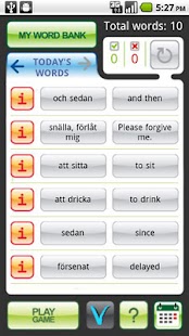 MyWords - Learn Swedish Screenshots 0