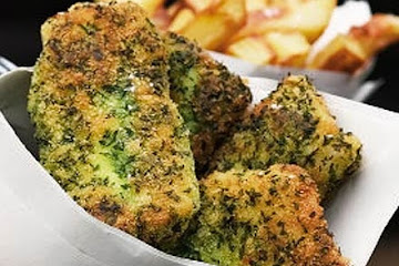Herby fish fingers
