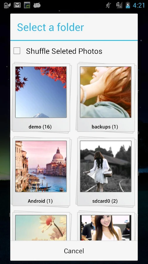 Animated Photo Frame Widget - screenshot