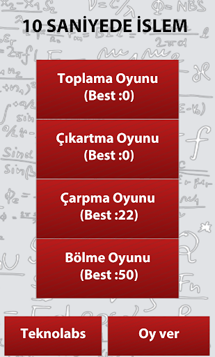 10 Saniyede Matematik