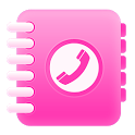 Pink Dialer Contact app free icon