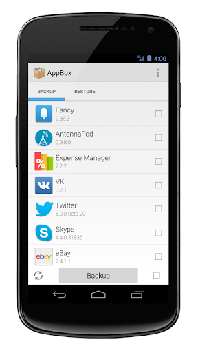 AppBox Free App Backup