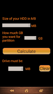 HDD Partition Calculator