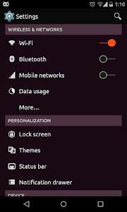 Screenshot Ubuntu + L CM11 / PA Theme v4.0