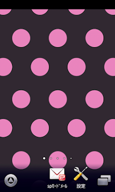 かわいい黒ピンク 水玉 スマホ待ち受け壁紙 Androidアプリ Applion